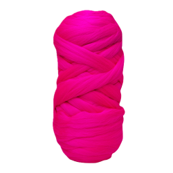 NOWOŚĆ Wełna czesankowa FLUO FLAMING (Nr 142) - KOLEKCJA NEONOWA